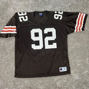 Vintage Champion Cleveland Browns Courtney Brown Jersey Size Large 44 NFL vtg Re